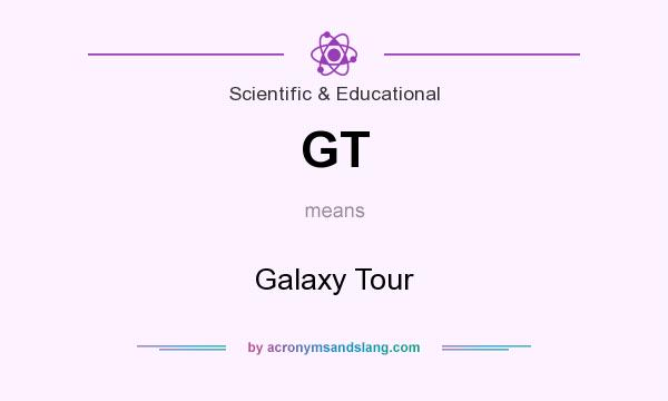 What does GT mean? It stands for Galaxy Tour
