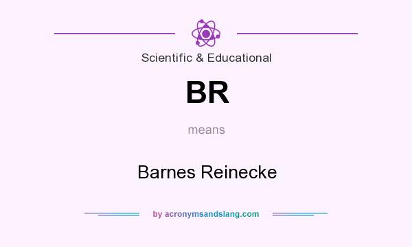What does BR mean? It stands for Barnes Reinecke