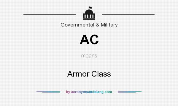 What does AC mean? It stands for Armor Class
