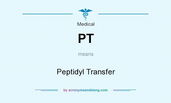 What does PT mean? It stands for Peptidyl Transfer