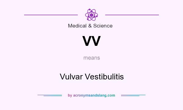 What does VV mean? It stands for Vulvar Vestibulitis