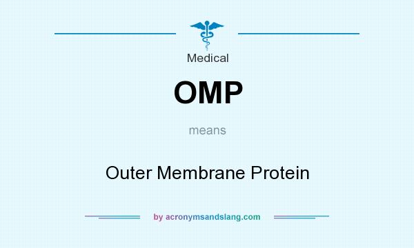 What does OMP mean? It stands for Outer Membrane Protein