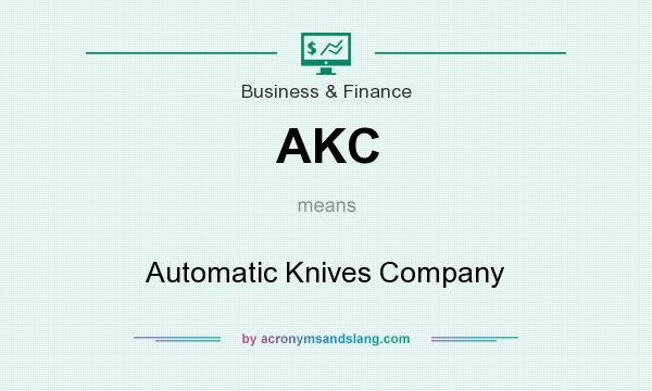 What does AKC mean? It stands for Automatic Knives Company