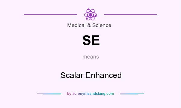 What does SE mean? It stands for Scalar Enhanced