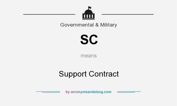 What does SC mean? It stands for Support Contract