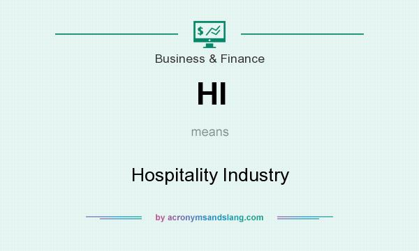 What does HI mean? It stands for Hospitality Industry