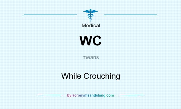 What does WC mean? It stands for While Crouching