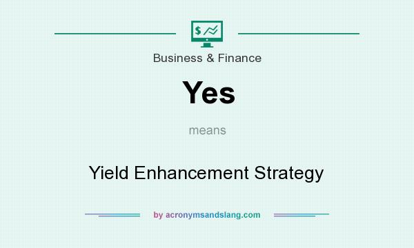 What does Yes mean? It stands for Yield Enhancement Strategy