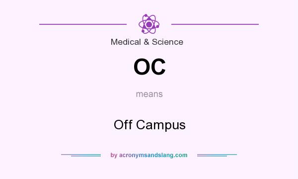 What does OC mean? It stands for Off Campus