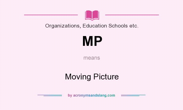 What does MP mean? It stands for Moving Picture