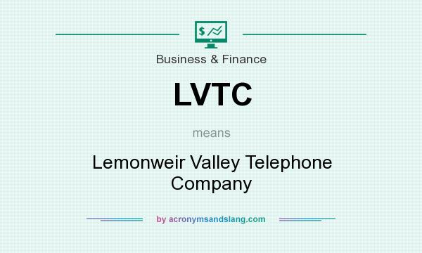 What does LVTC mean? It stands for Lemonweir Valley Telephone Company