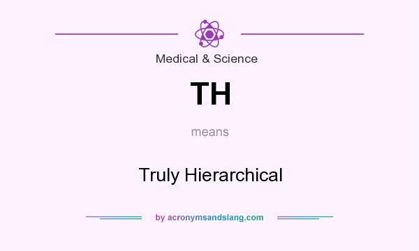 What does TH mean? It stands for Truly Hierarchical