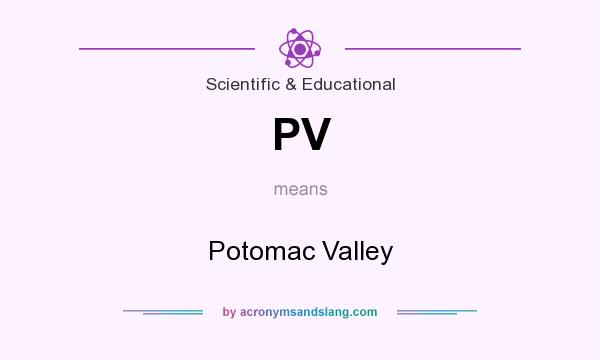 What does PV mean? It stands for Potomac Valley