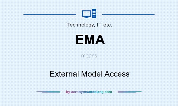 What does EMA mean? It stands for External Model Access