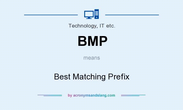 What does BMP mean? It stands for Best Matching Prefix
