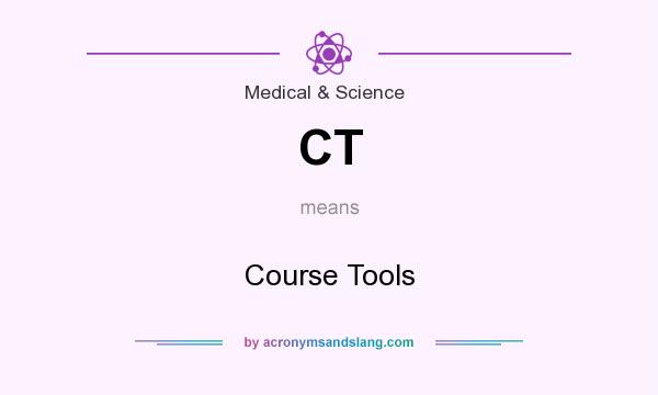 What does CT mean? It stands for Course Tools