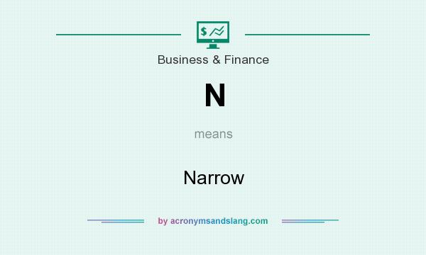 What does N mean? It stands for Narrow