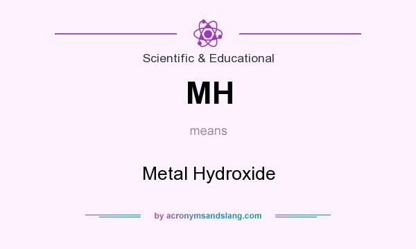 What does MH mean? It stands for Metal Hydroxide