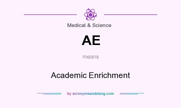 What does AE mean? It stands for Academic Enrichment