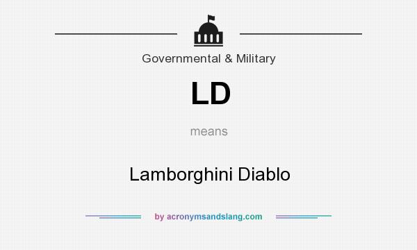 What does LD mean? It stands for Lamborghini Diablo