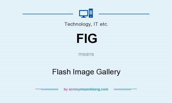What does FIG mean? It stands for Flash Image Gallery
