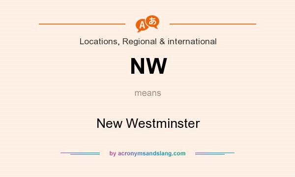 What does NW mean? It stands for New Westminster