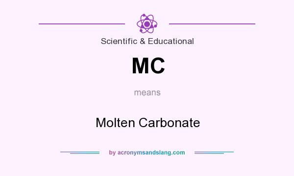 What does MC mean? It stands for Molten Carbonate