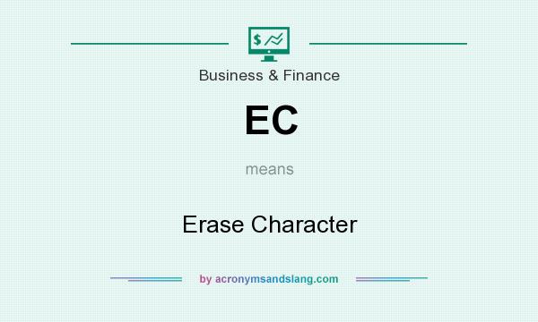 What does EC mean? It stands for Erase Character