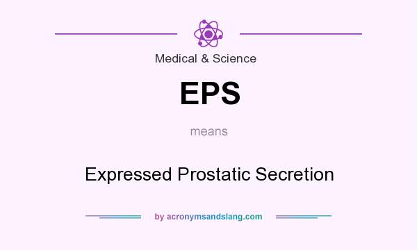 What does EPS mean? It stands for Expressed Prostatic Secretion