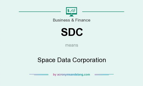 What does SDC mean? It stands for Space Data Corporation