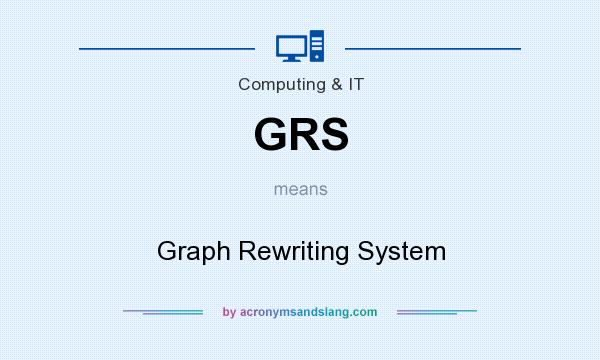 What does GRS mean? It stands for Graph Rewriting System