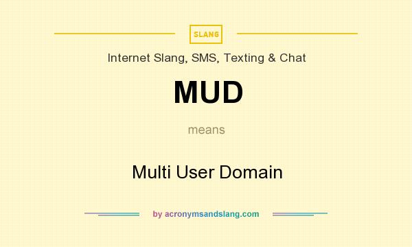 What does MUD mean? It stands for Multi User Domain