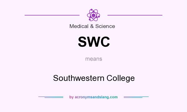 What does SWC mean? It stands for Southwestern College