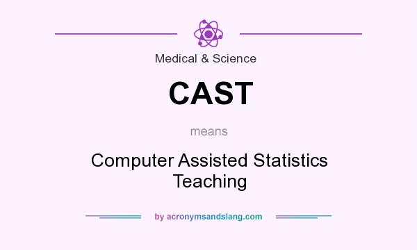 What does CAST mean? It stands for Computer Assisted Statistics Teaching