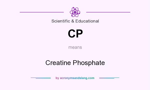 What does CP mean? It stands for Creatine Phosphate
