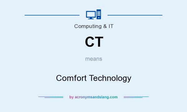 What does CT mean? It stands for Comfort Technology