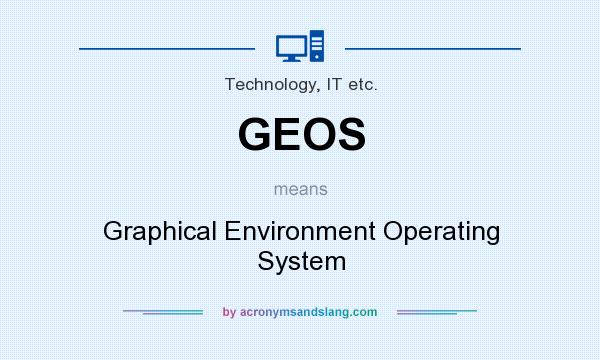 What does GEOS mean? It stands for Graphical Environment Operating System