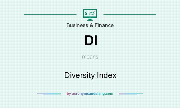 What does DI mean? It stands for Diversity Index