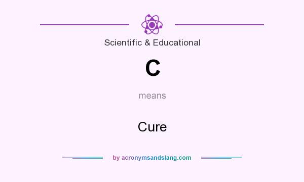 What does C mean? It stands for Cure