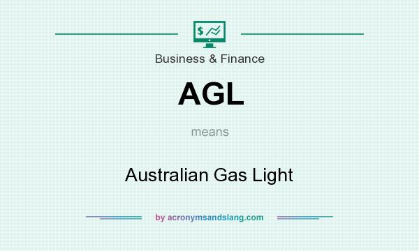 What does AGL mean? It stands for Australian Gas Light