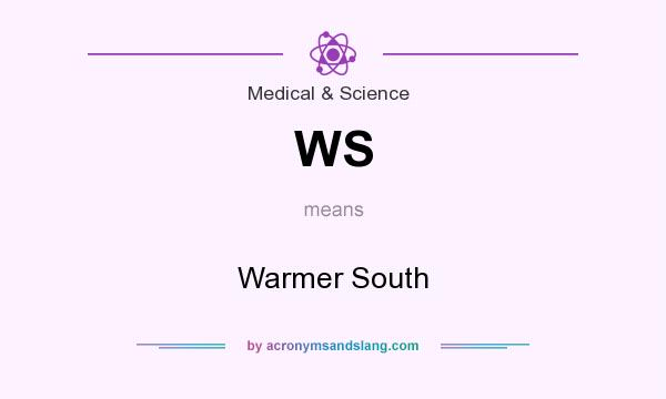 What does WS mean? It stands for Warmer South