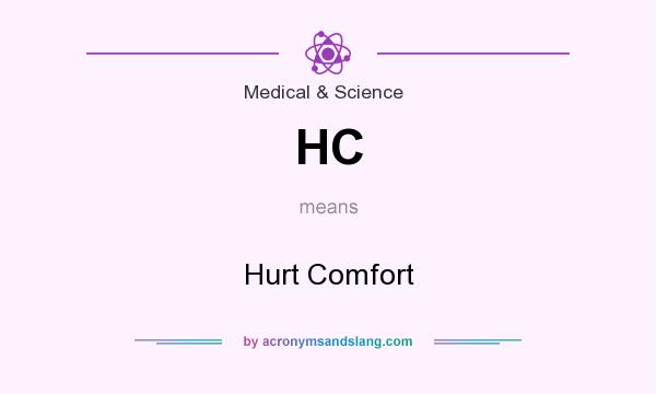 What does HC mean? It stands for Hurt Comfort