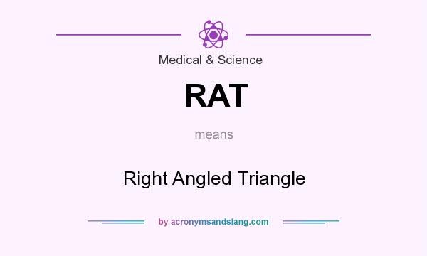 What does RAT mean? It stands for Right Angled Triangle