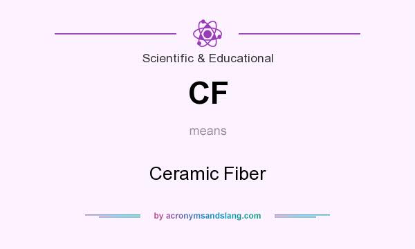 What does CF mean? It stands for Ceramic Fiber