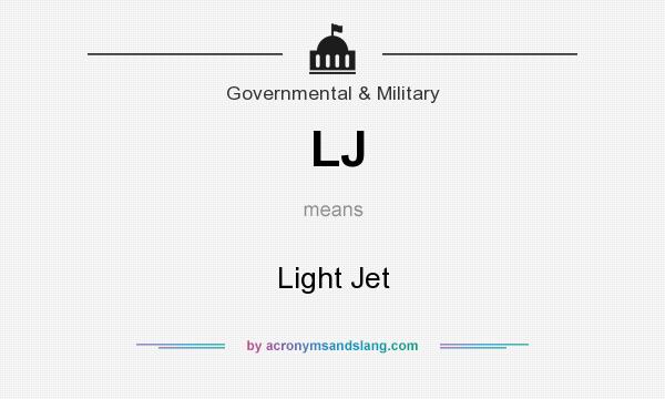 What does LJ mean? It stands for Light Jet