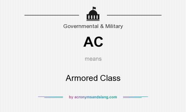 What does AC mean? It stands for Armored Class