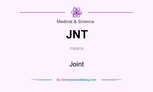 What does JNT mean? It stands for Joint