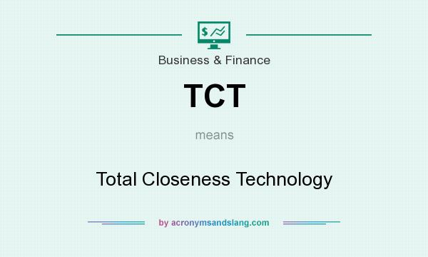 What does TCT mean? It stands for Total Closeness Technology