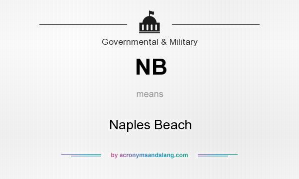 What does NB mean? It stands for Naples Beach