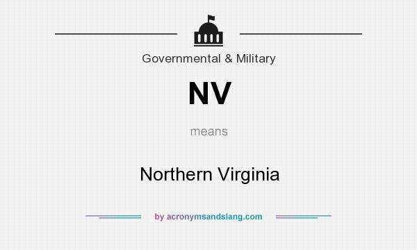 What does NV mean? It stands for Northern Virginia